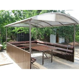 Беседка из поликарбоната